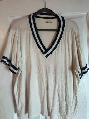 Faherty Varsity V-Neck Tee